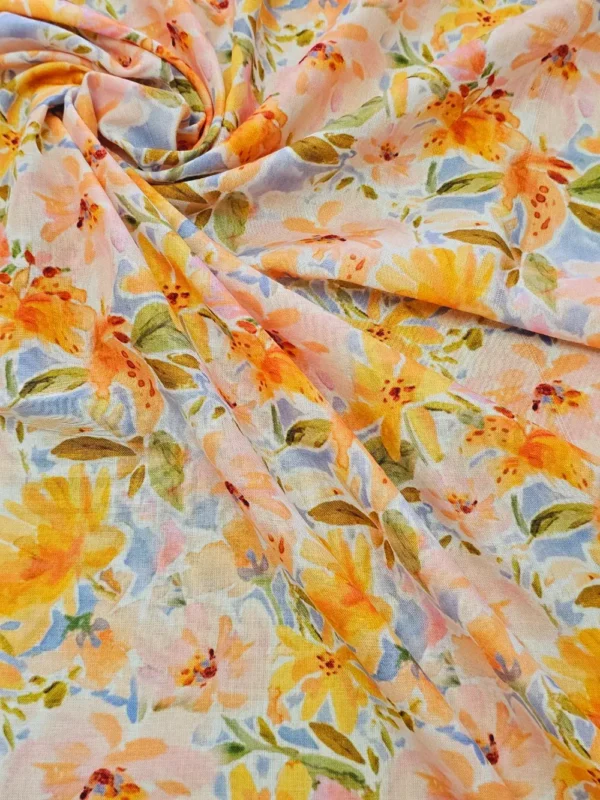 Magic Cotton Yellow Floral