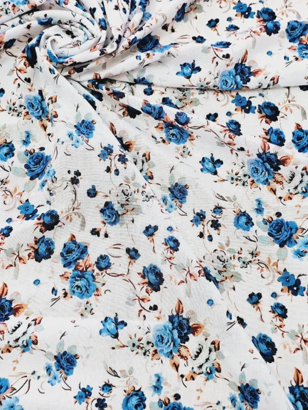 Magic Cotton 60s Blue Floral