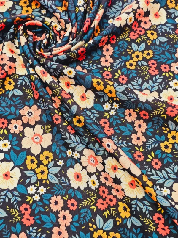 Swiss Cotton Multicolor Floral