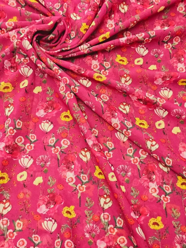 Georgette Assorted Floral Print