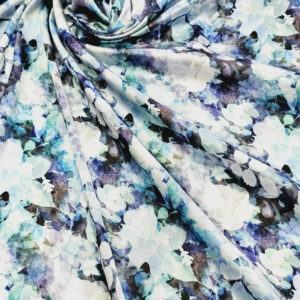 Japan satin Abstract Floral