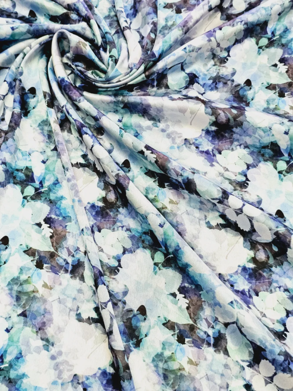 Japan satin Abstract Floral