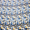 Japan Satin Blue Abstract Pattern - Image 3