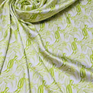 Japan satin Green pattern