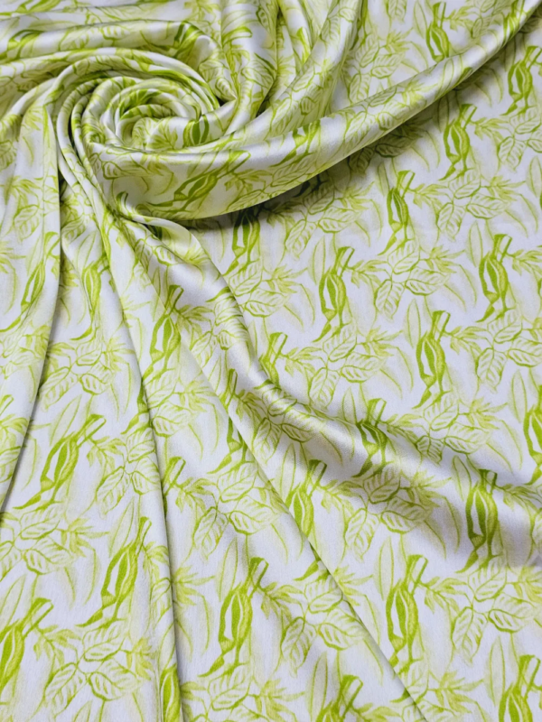 Japan satin Green pattern