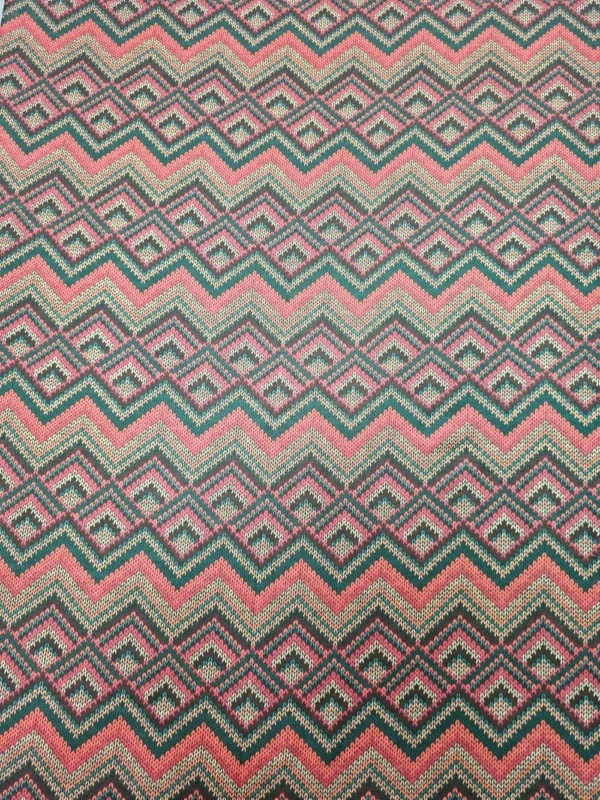 Swiss Cotton Zig Zag Pattern - Image 2
