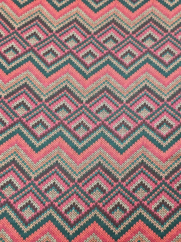 Swiss Cotton Zig Zag Pattern - Image 3