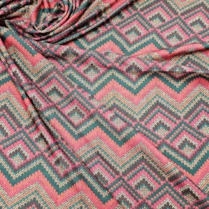 Swiss Cotton Zig Zag Pattern