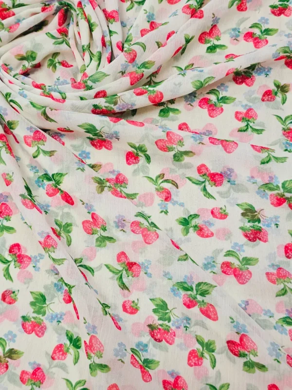 Chiffon Cherry Florals